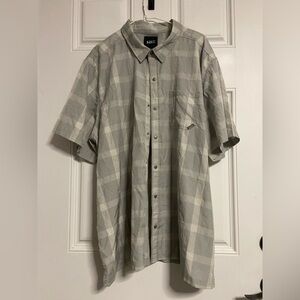 T29a- 5.11 TACTICAL Gray Plaid NATE Shirt